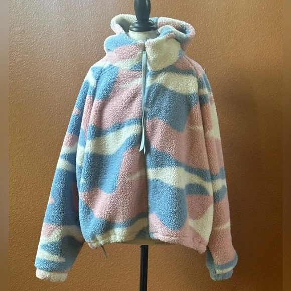 Ugg All Gender Pride Sherpa Hooded Jacket Size Small Excellent Condition! - Picture 3 of 10